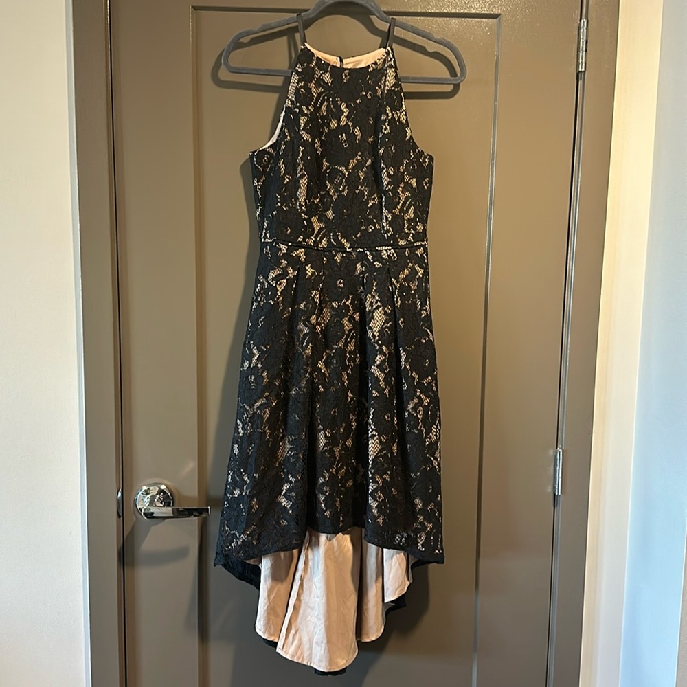 White House Black Market Lace High Low Dress